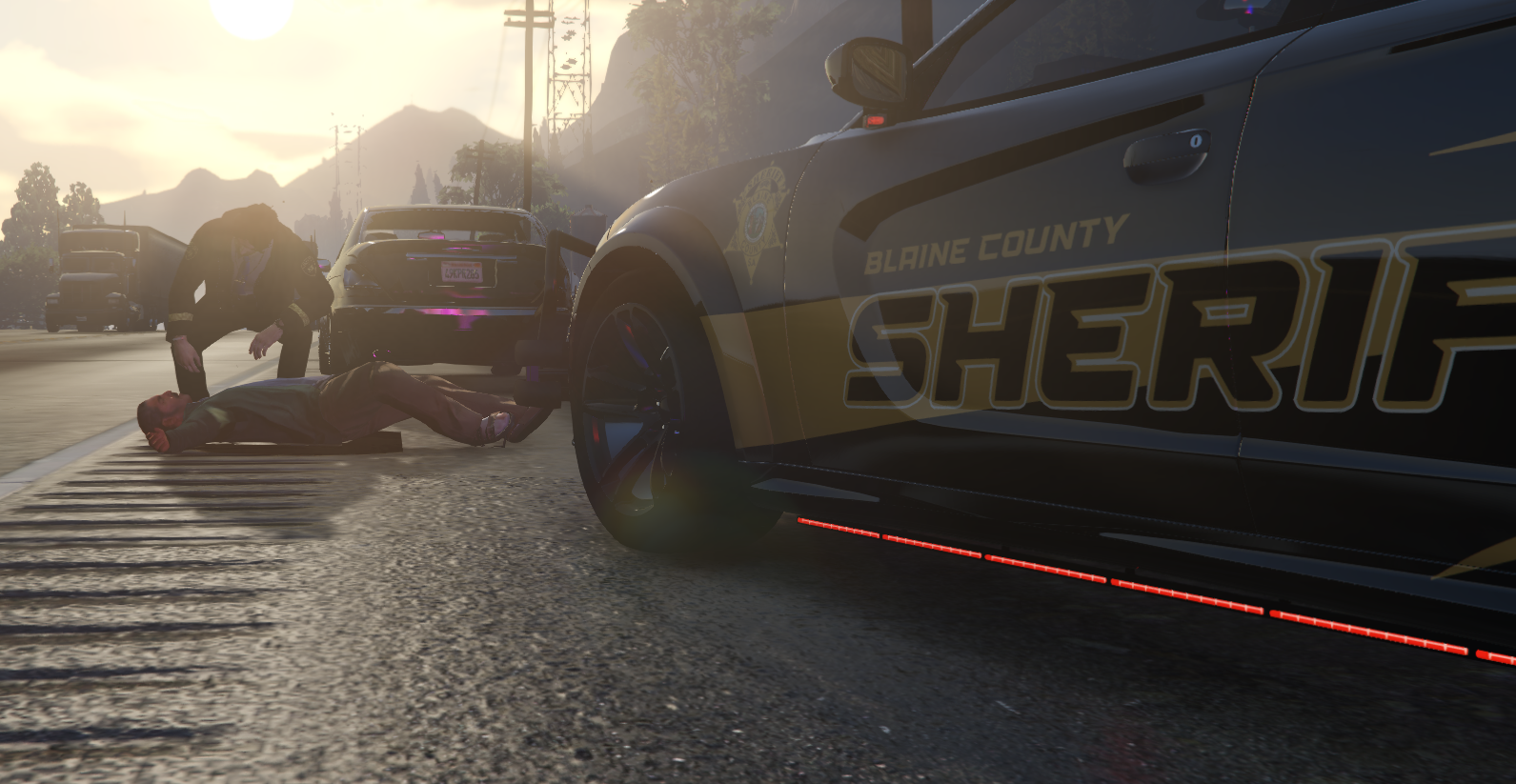 Blaine County Sheriff Roleplay Scene