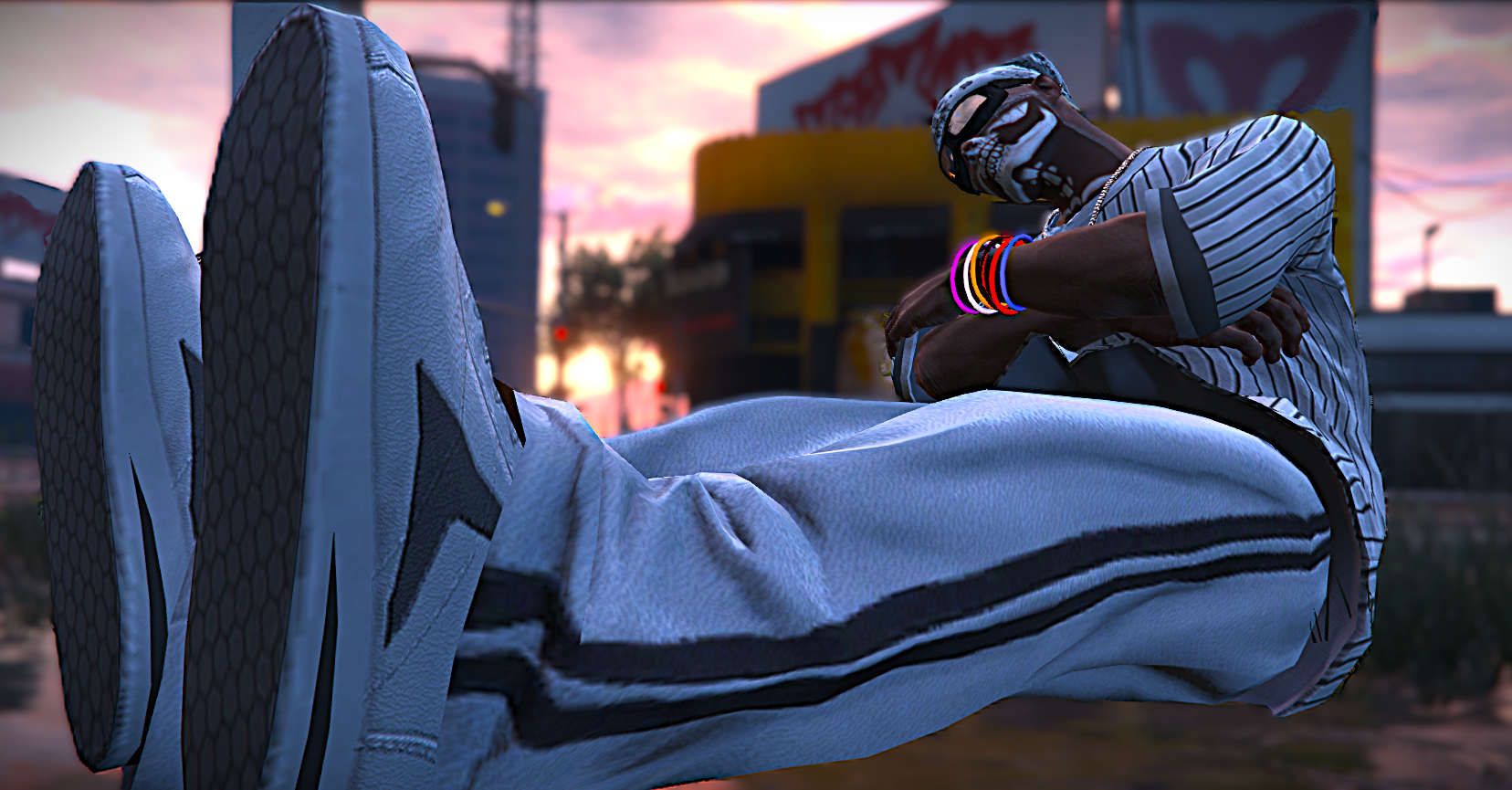 Project Rico Roleplay Character Relaxing